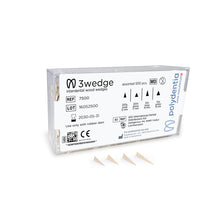 3Wedge by Polydentia – Complete Interdental Wood Wedge System Kit, 4 sizes, assorted 500 pcs.