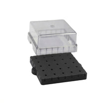 Autoclavable BurButler dental bur organizer with silicone base - Black 25-Hole. Curion Dental