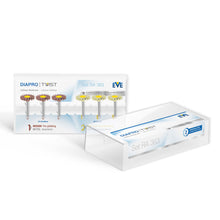 DIAPRO (RA) by EVE is a diamond-impregnated polishing system specifically engineered for Lithium Disilicate, TWIST Set