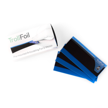 Ultra-thin TrollFoil™ strips for precise occlusal contact marking on wet or dry teeth, Trollfoil Blue 8 Microns Refill / 100/Pk