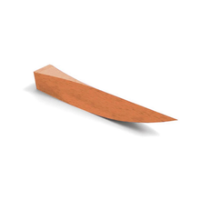 Polydentia Interdental Wood Wedges - Anatomical Shape, Maple Wood, Orange, Medium