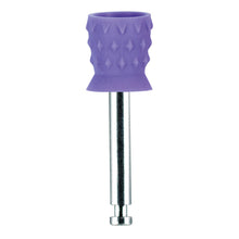 Premium Plus™ Short Prophy Cups Latex-Free, Metal Shank, Latch Type, Turbine Blade, Lavender Purple