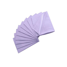 D2D PLUS Dental Bibs - CASE (500 pieces, purple) - D2D HealthCo.
