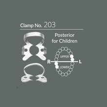 Sanctuary™ Dental Dam Clamps | Curion Dental, Pedo Posterior 203