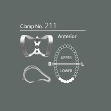 Sanctuary™ Dental Dam Clamps | Curion Dental, Anterior 211