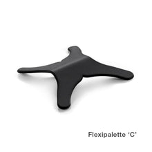 Flexi-Palette™ dental photography contrastor by Smile Line and StyleItaliano™, Autoclavable, with flexible core and soft-touch coating, FlexiPalette - Form C.