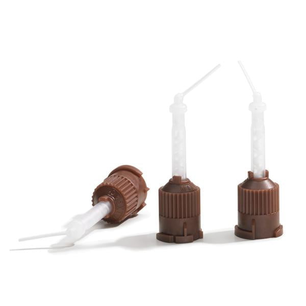 Embout mélangeur - brun avec noyau transparent + embout intra-oral (50 pièces) - D2D HealthCo.