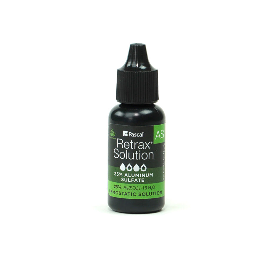 Retrax® Hemostatic Solution As - 25% Aluminum Sulfate Prep Finish & Polish