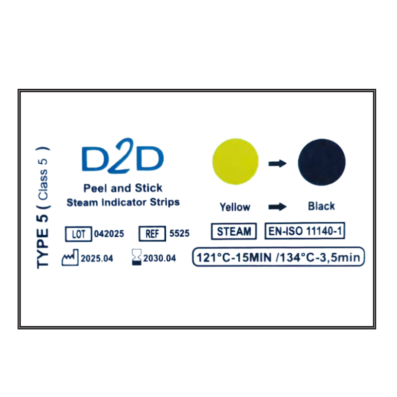 D2D Peel and Stick Class 5 Indicators (Indicateurs de classe 5)